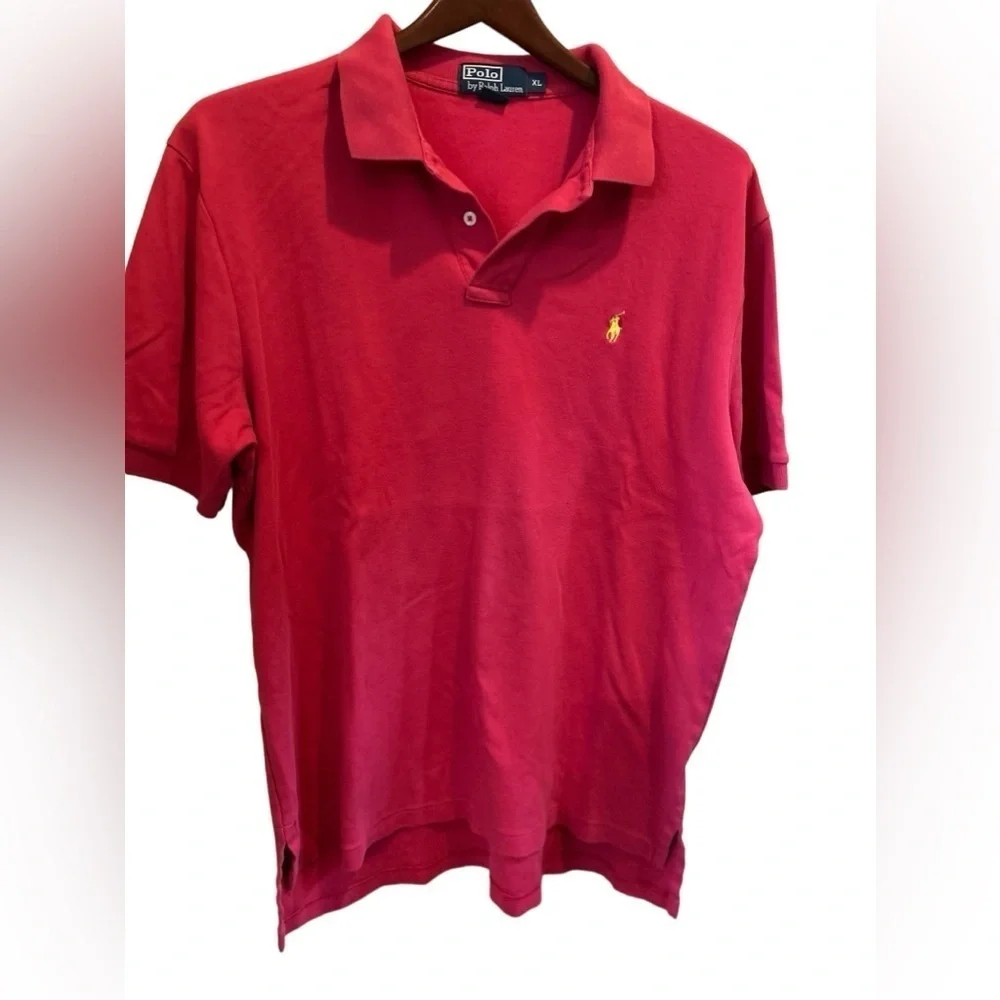 Polo Ralph Lauren Men's XL Red‎ Polo Top